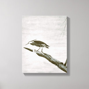 Impressão Em Tela Zen Classics - Sesshu - Heron e Willow