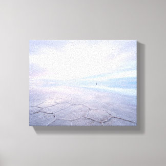 Impressão Em Tela ZENAH | Salar de Uyuni 'Espelho Infinito' | Nuvem