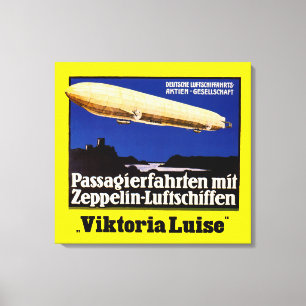 Impressão Em Tela Zepelim Viktoria Luise