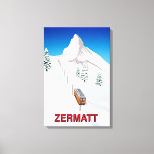 Impressão Em Tela Zermatt