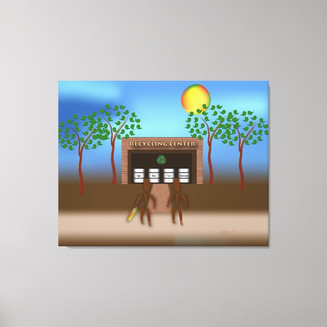 Impressão Em Tela Zinglees ~ Reciclagem (Frente)