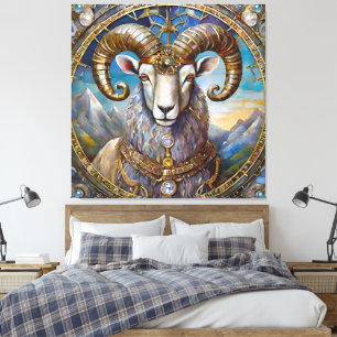 Impressão Em Tela Zodíaco - Faz O Ram