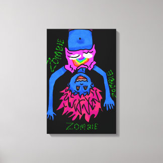 Impressão Em Tela Zombie Poster