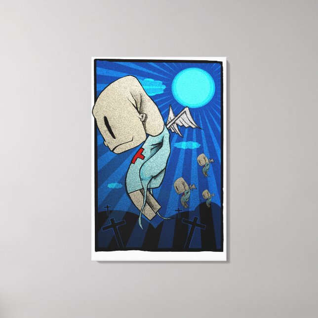 Impressão Em Tela Zombies 2012 (Frente)