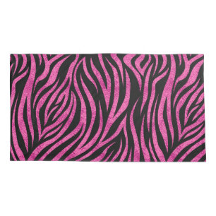 Impressão em Zebra Preta Rosa