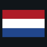 Impressão enquadrado com bandeira dos Países Baixo<br><div class="desc">Elegant enquadrou a impressão com a bandeira dos Países Baixos.</div>