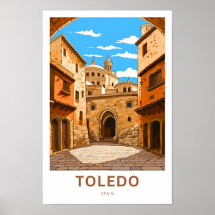 Impressão Espanha de Viagem de Toledo