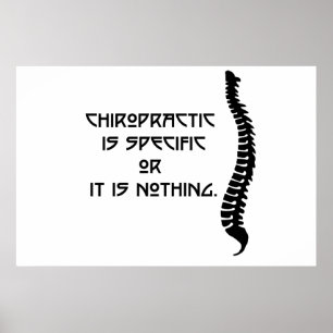 Impressão específico do poster da quiroterapia.
