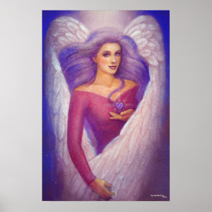 Impressão espiritual do poster da arte do anjo do
