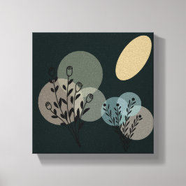 Impressão estética Abstrato Canvas de arte neutra