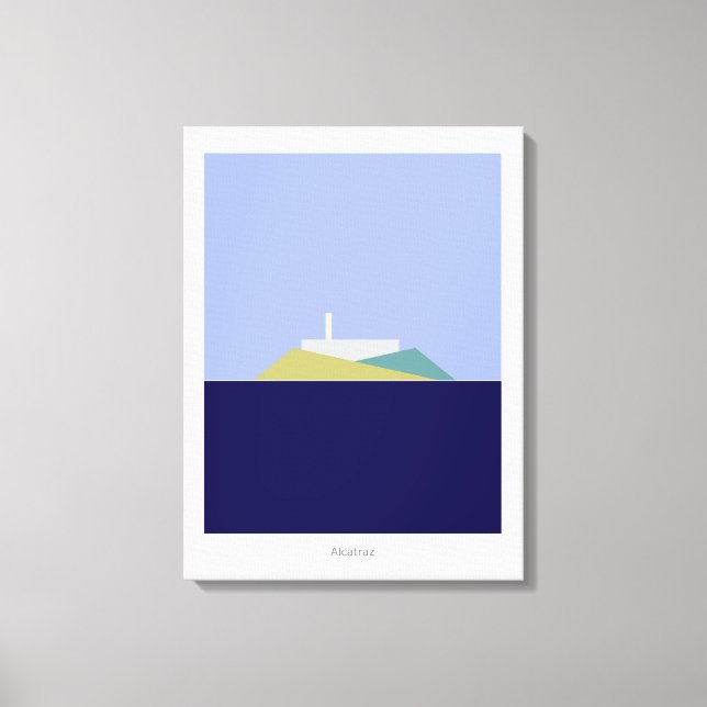 Impressão Faux Canvas de Alcatraz (Frente)