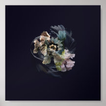 Impressão Floral Circular