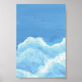 Impressão Fluffy Clouds, Papel Poster de Valor (Ma