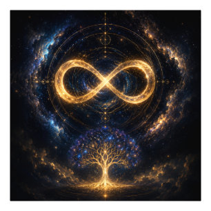 Impressão Fotográfica da Árvore da Vida Infinita C