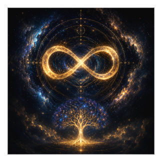 Impressão Fotográfica da Árvore da Vida Infinita C