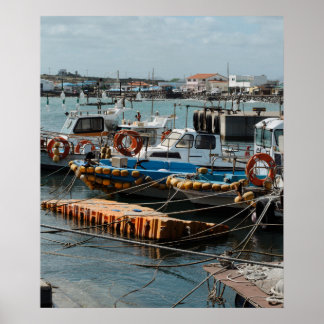 Impressão fotográfica de barcos de pesca Udo Corei