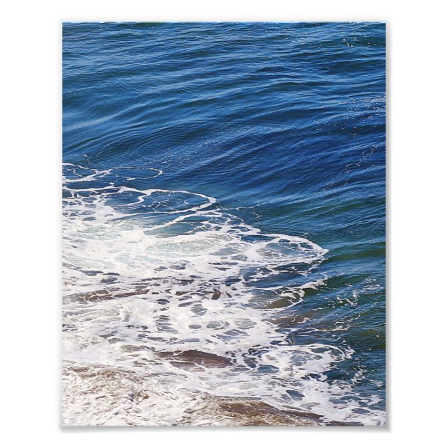 Impressão Fotográfica Oceano Azul de Perto em Mali (Frente)