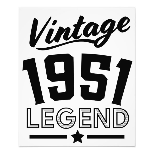 Impressão fotográfica vintage dos anos 1950 (Frente)
