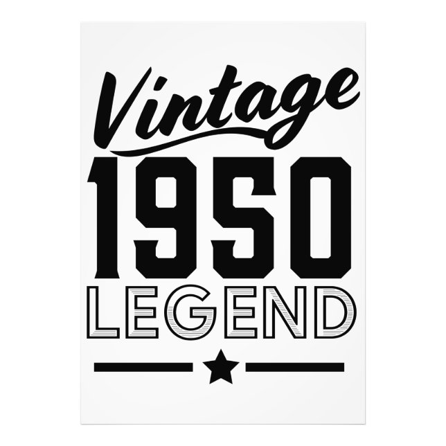 Impressão fotográfica vintage dos anos 1950 (Frente)