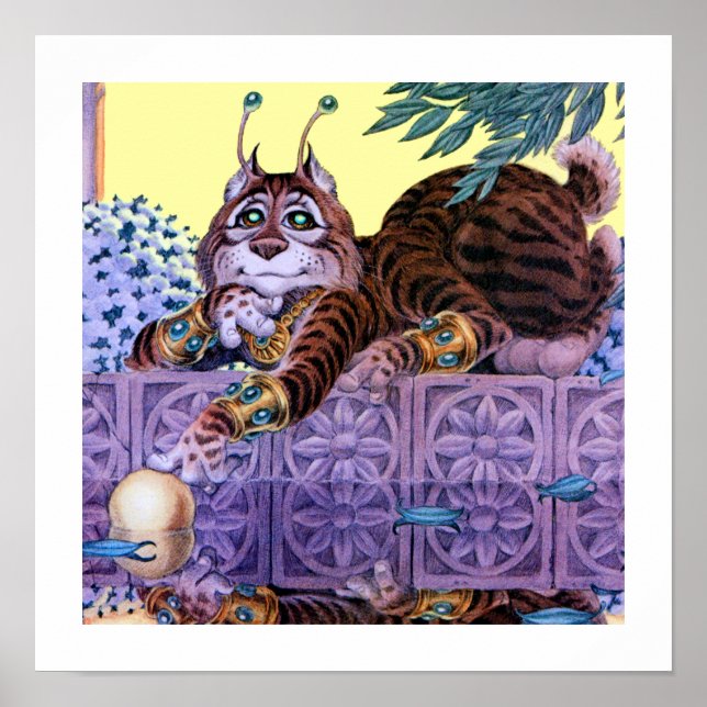 Impressão Gatinho alienígena (Frente)