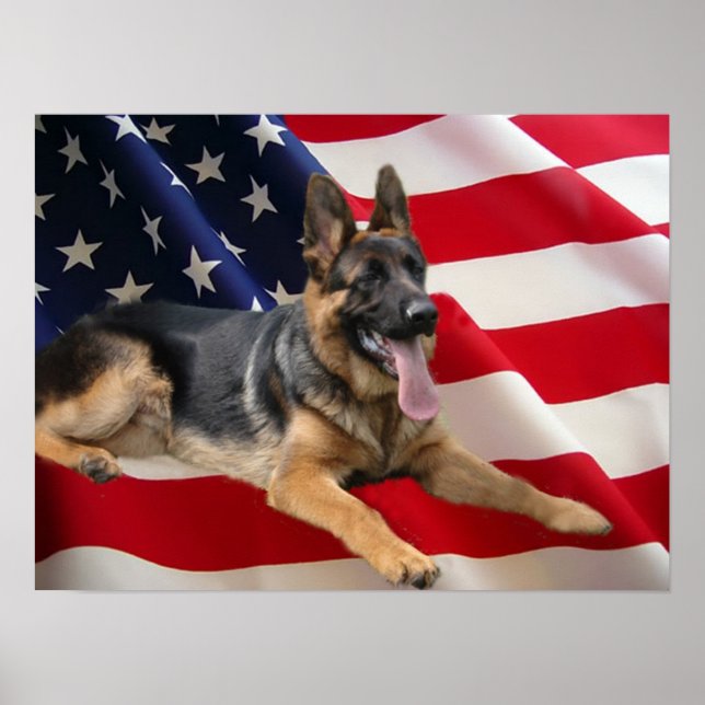 Impressão german shepherd (Frente)