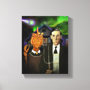 Impressão gótico das canvas de Lovecraftian (8x1