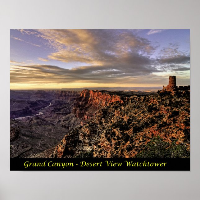 Impressão - Grand Canyon - Desert View Watchtower (Frente)