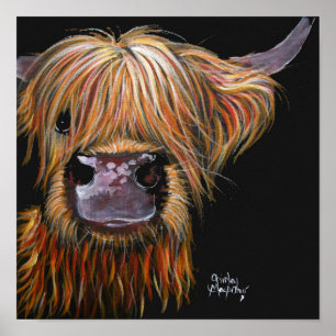 Impressão HiGHLaND CoW "HeNRY" BY SHRLeY MacARTHuR