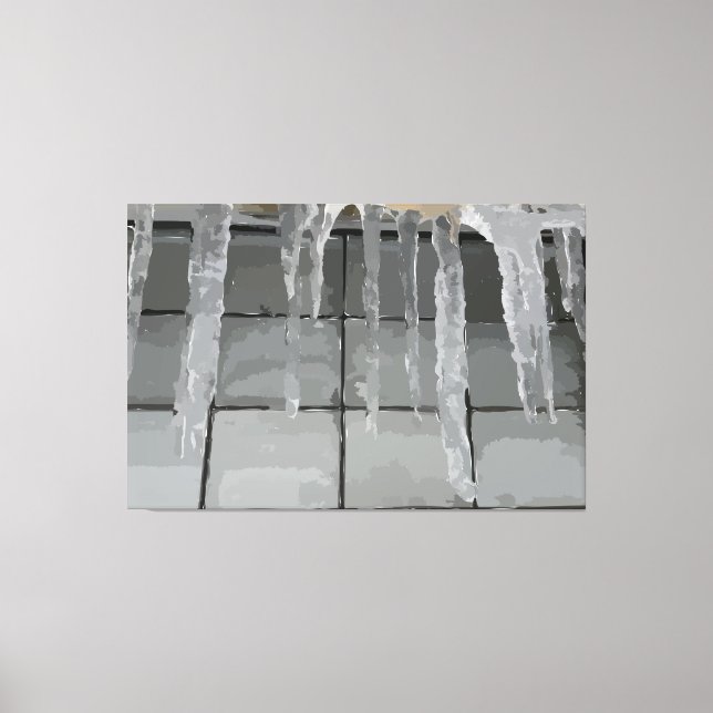 Impressão Icicle Stretch Canvas (Frente)