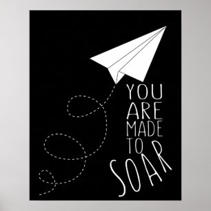 impressão inspirado da arte do poster do avião d