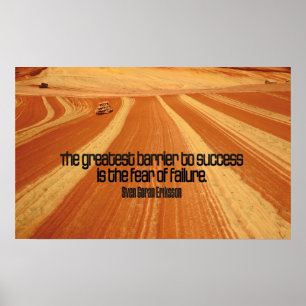 Impressão inspirador do poster das citações do