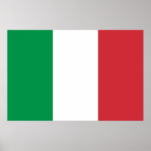 Impressão italiano da bandeira