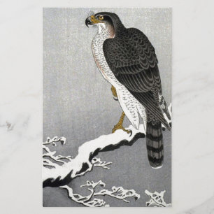 Impressão japonês do pássaro do vintage