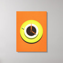 Impressão Laranja Vibrante de Na moda de Tempo do 