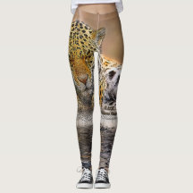 Impressão Legging da chita da assinatura