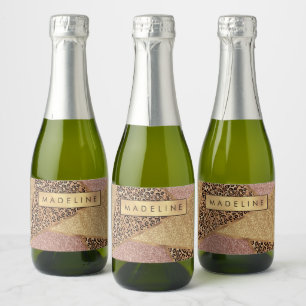 Impressão Leopard com Lâmpada Dourada de Rosa Ge