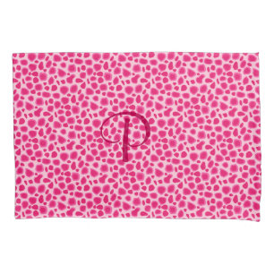 Impressão Leopard - Fúcsia e rosas claro