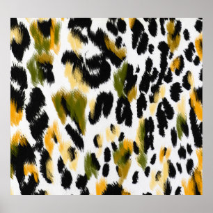 Impressão Leopardo: Fundo de Textura Animal