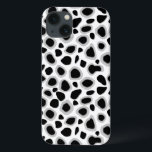 Impressão Leopardo - Preto e Branco<br><div class="desc">Impressão clássica sobre o leopardo - manchas-leopardo em preto tradicional com cinzas de prata em fundo branco</div>