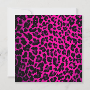 Impressão Leopardo Rosa-Quente