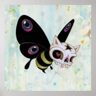 Impressão mau da abelha