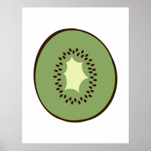 Impressão moderno de uma fruta de quivi para sua