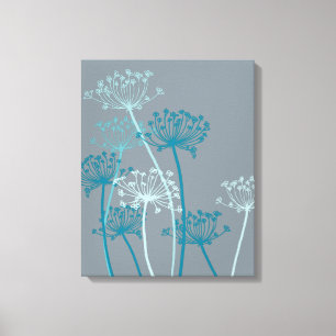 Impressão moderno gráfico das canvas do cinza az