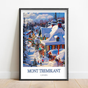 Impressão Mont Tremblant - Poster das Montanhas La