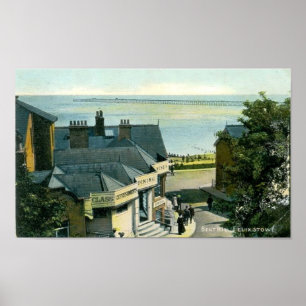 Impressão - monte curvado, Felixstowe, Suffolk