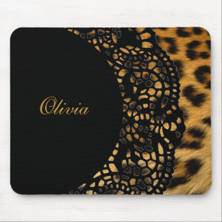 Impressão Mousepad do leopardo