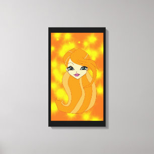 Impressão mundial de lona de fada