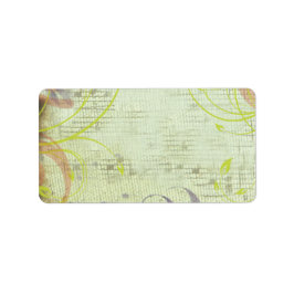 Impressão MUSICAL RED POPPY O seu próprio adesivo 