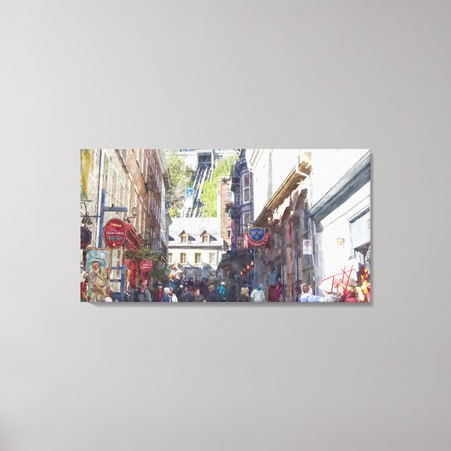 Impressão nº 1 da cidade de Quebec (Frente)