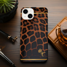 Impressão na moda Leopardo Primária Instinto Monog